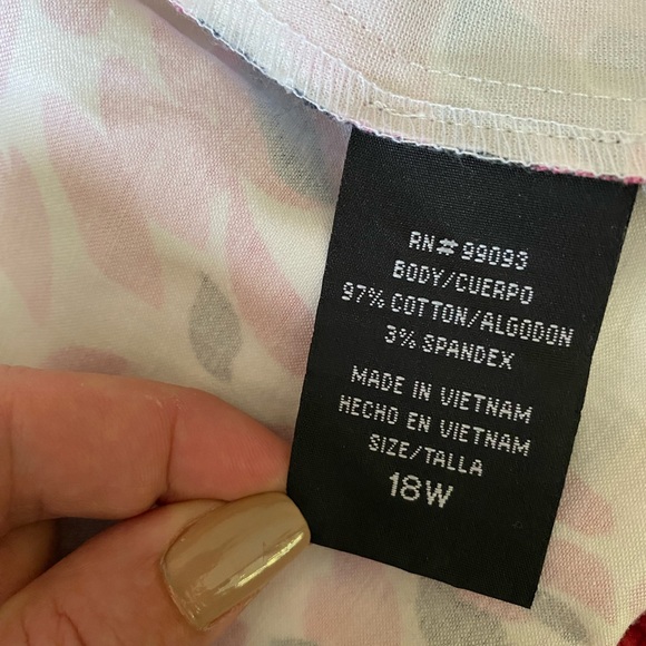 Dana Kay Plus size blazer women’s blazer floral print open front, 18W - Picture 7 of 13